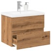 Mueble con lavabo integrado roble artisan