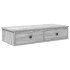 Estante de pared con cajones madera contrachapada roble