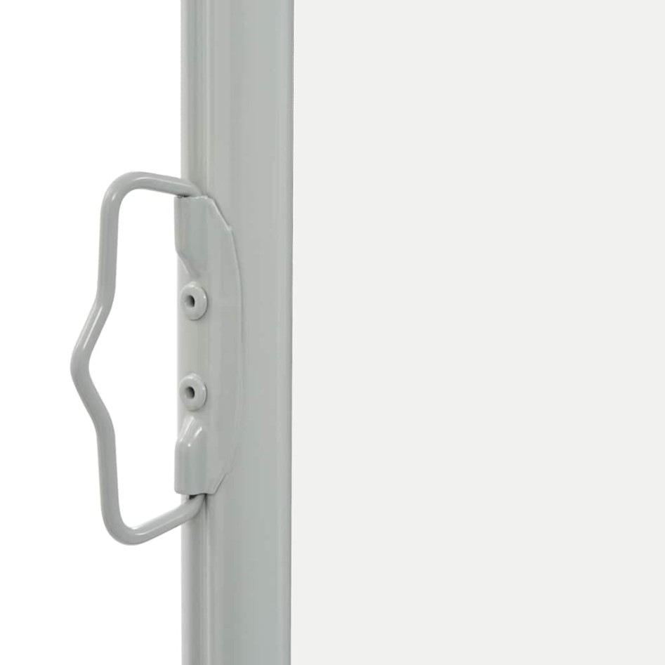 Toldo lateral retráctil de jardín color crema 60x300