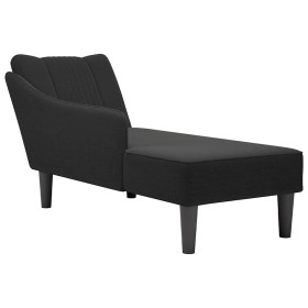 Chaise longue con reposabrazos derecho tela