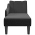 Chaise longue con reposabrazos derecho tela