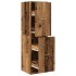 Armario botiquín madera de ingeniería envejecido 40x41x144,5