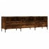 Mueble de TV madera contrachapada roble ahumado 150x30x44,5