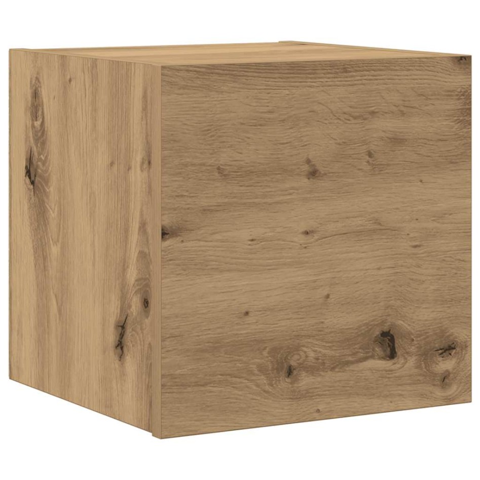 Mueble para TV de pared madera contrachapada artesanal 7