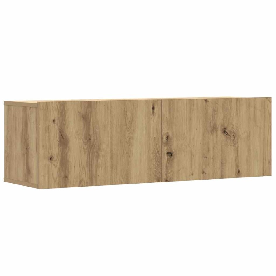 Mueble para TV de pared madera contrachapada artesanal 5