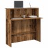 Mostrador de recepción madera vieja 100x50x103,5