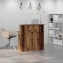 Mostrador de recepción madera vieja 100x50x103,5