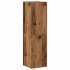 Conjunto de mueble de TV 8 piezas montado la pared madera