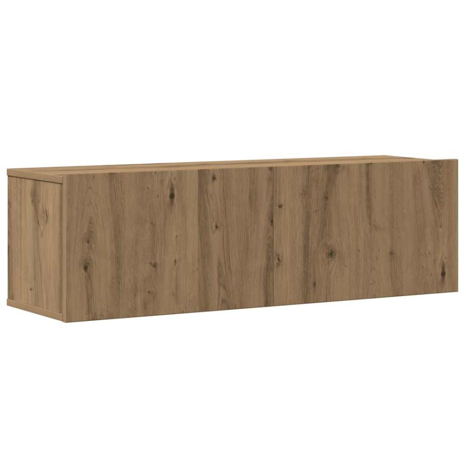 Mueble para TV de pared madera contrachapada artesanal 9