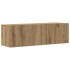 Mueble para TV de pared madera contrachapada artesanal 3