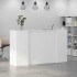 Mostrador de recepción blanco 180x50x103,5 cm madera