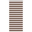 Estor cebra marrón 115x200 cm tejido ancho 110,9 cm poliéster