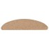 Alfombrilla autoadhesiva escalera 20 uds beige 65x22,5x3,5