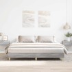 Estructura de cama sin colchón gris Sonoma 160x200 cm