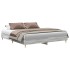 Estructura de cama sin colchón gris Sonoma 160x200