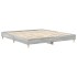 Estructura de cama sin colchón gris Sonoma 160x200