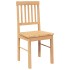 Sillas de comedor 2 unidades madera maciza de