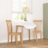 Sillas de comedor  2 uds madera maciza natural