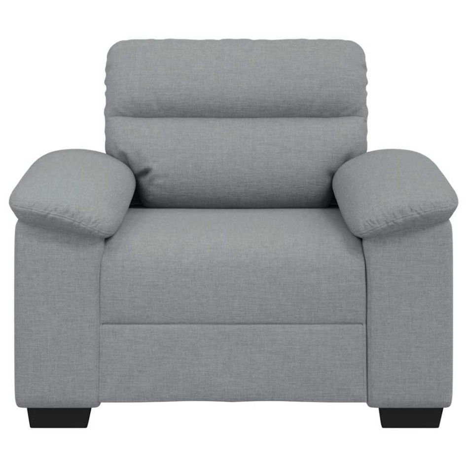 Sillón Sofá Tela Gris Claro 60