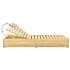 Tumbona doble y cojines beige madera pino