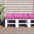 Cojín para palés tela rosa 120x80x12