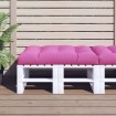 Cojín para palés tela rosa 120x80x12 cm