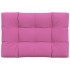 Cojín para palés tela rosa 120x80x12