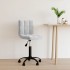 Silla de oficina giratoria de terciopelo gris
