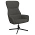Sillón de relax de terciopelo gris