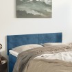 Cabeceros 2 unidades terciopelo azul oscuro 72x5x78/88 cm