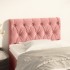 Cabecero de terciopelo rosa 80x7x78/88