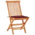 Set de bistró 3 pzas con cojines rojo tinto madera maciza