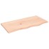 Tablero de mesa madera maciza de roble sin tratar 80x40x2