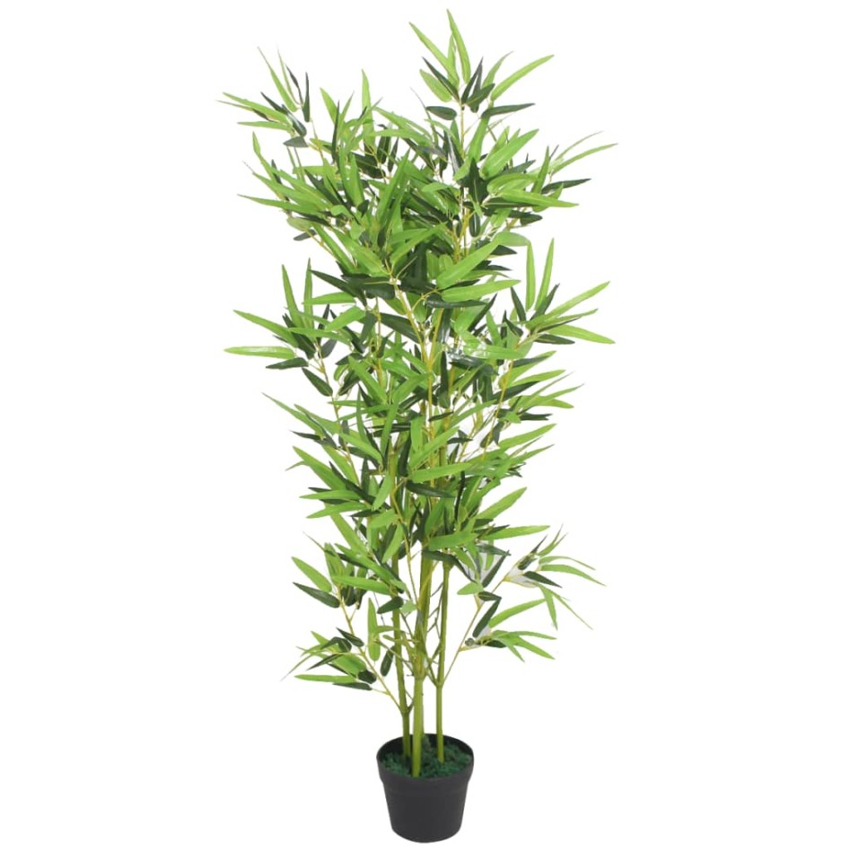Árbol de bambú artificial con maceta 120 cm