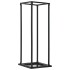 Leñero con base acero negro 37x37x113