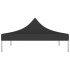 Techo de carpa para celebraciones negro 3x3 m 270
