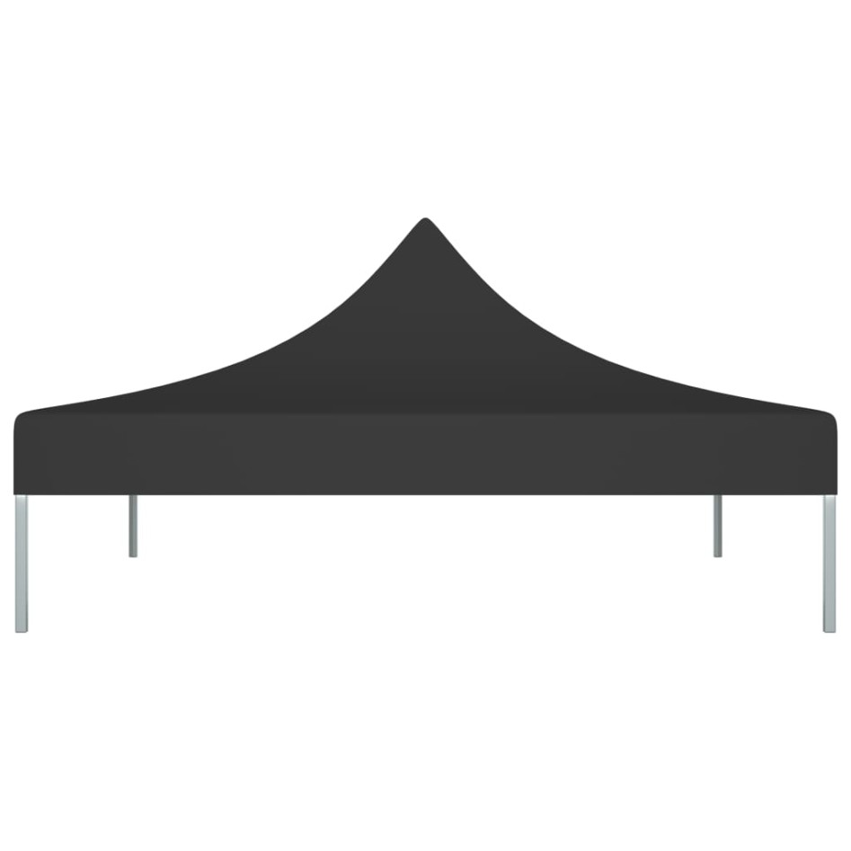 Techo de carpa para celebraciones negro 3x3 m 270