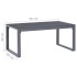 Mesa de centro de aluminio 90x50x40