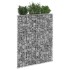 Arriate de gaviones de trapecio acero galvanizado 80x20x100