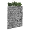 Arriate de gaviones de trapecio acero galvanizado 80x20x100 cm