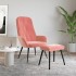 Sillón de relax con taburete terciopelo