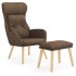 Sillón de relax con taburete tela