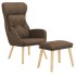 Sillón de relax con taburete tela