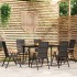 Juego de comedor para jardín 7 piezas