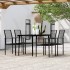 Juego de comedor para jardín 5 piezas