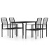 Juego de comedor para jardín 5 piezas