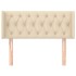 Cabecero de tela color crema 103x16x78/88