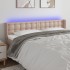 Cabecero con LED cuero sintético capuchino 203x16x78/88