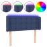 Cabecero con LED de tela azul 103x16x78/88