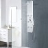 Panel ducha de vidrio 25x44,6x130 cm